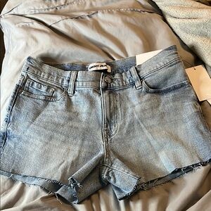 Dkny Women's Light Blue Denim Shorts